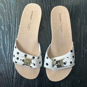 Dr scholls x kate spade sandals polkadots!  NWT, new with box. Never worn.
